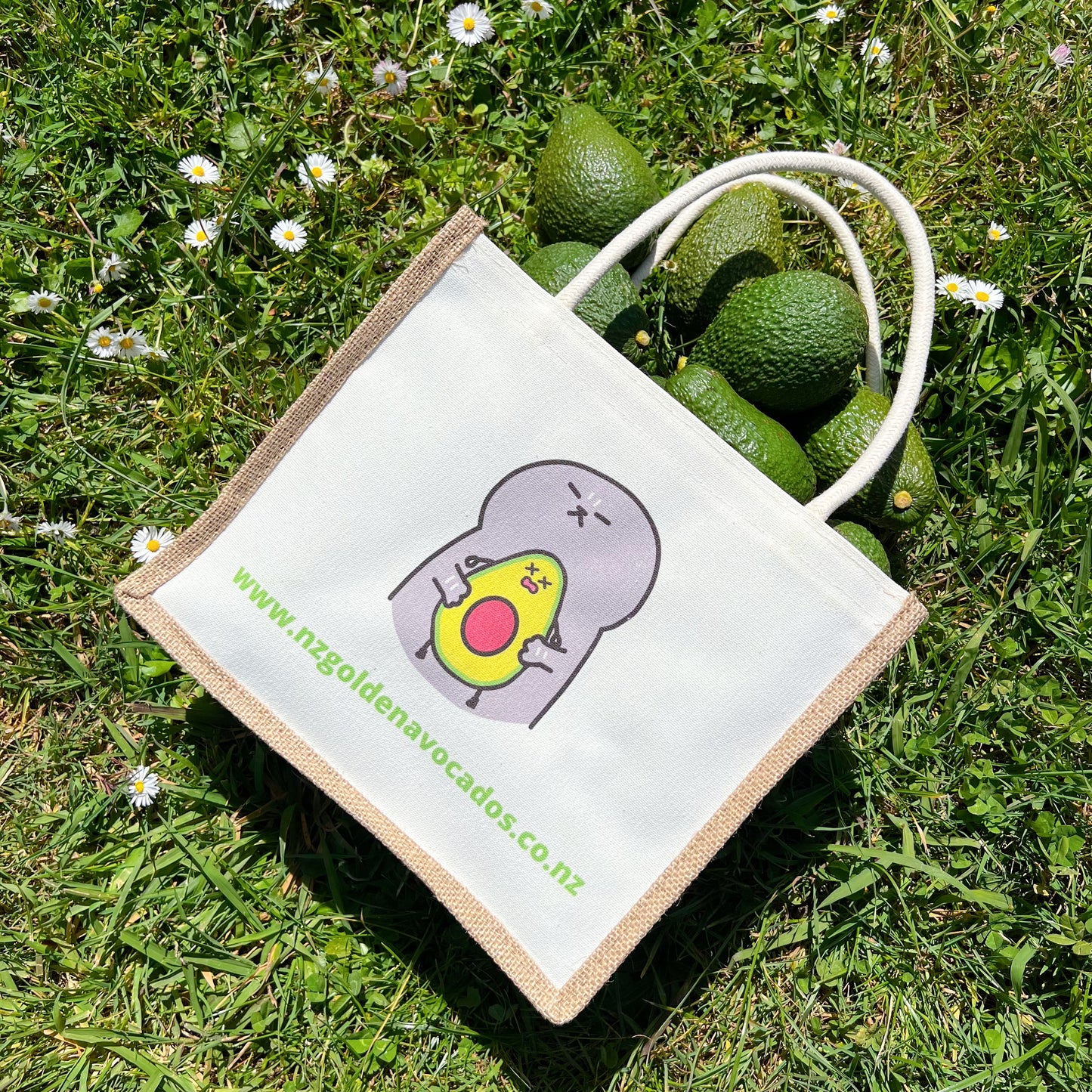 Golden Avocados Tote Bag