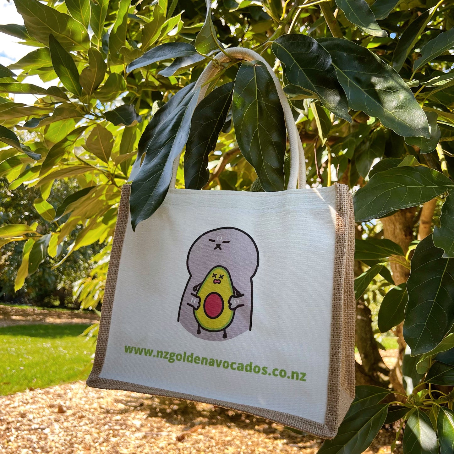 Golden Avocados Tote Bag